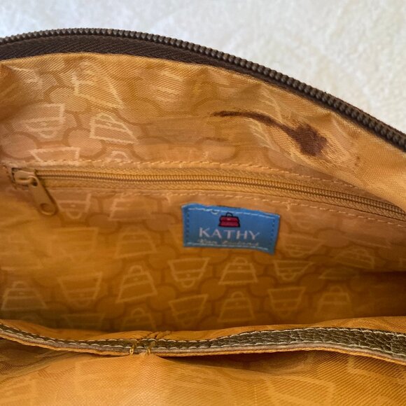 Kathy Van Zeeland Brown Bronze Embellished Large Shoulder Tote - Picture 16 of 16